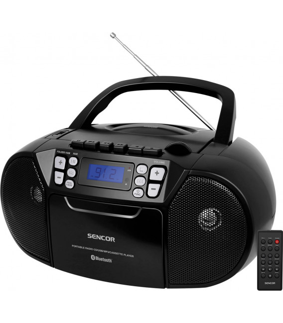 SPT 3907 B KASETOFON KOJI PODRŽAVA CD, BT