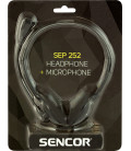 SEP 252 STEREO SLUŠALICE + MIKROFON