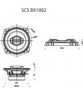 SCS BX1002 2-SISTEMSKI AUTO ZVUČNICI