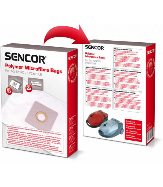 SVC 420RD/620LB VREĆICE OD MIKROFIBRE