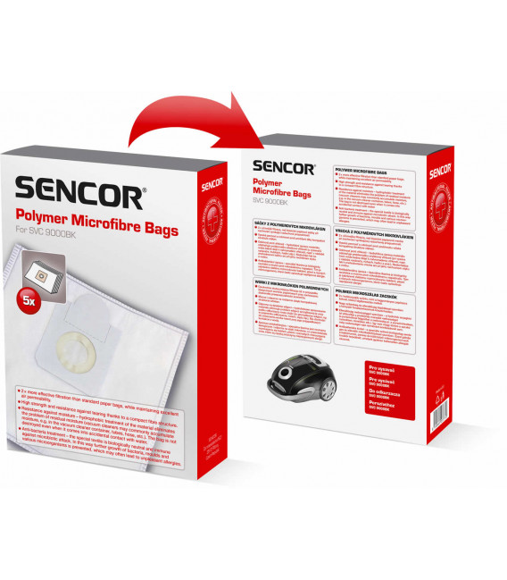 SVC 9000BK VREĆICE OD MIKROFIBRE