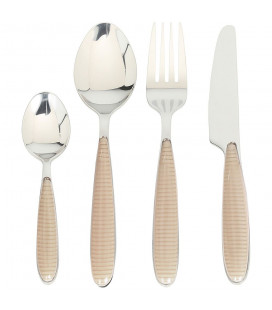 Linija Glossy - Set pribora za jelo Bež