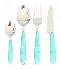 Linija Glossy - Set pribora za jelo Svijetlo plava