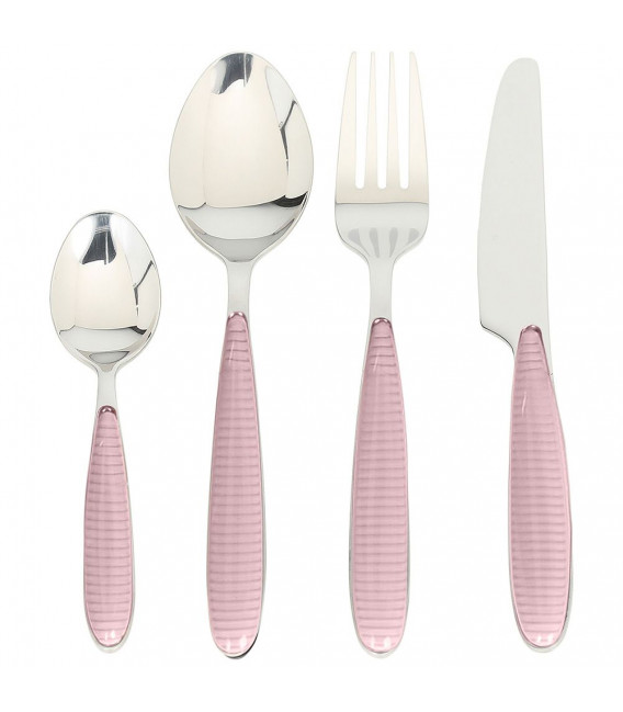 Linija Glossy - Set pribora za jelo Ružičasta