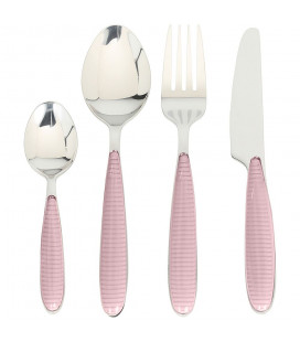 Linija Glossy - Set pribora za jelo Ružičasta