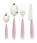 Linija Glossy - Set pribora za jelo Ružičasta