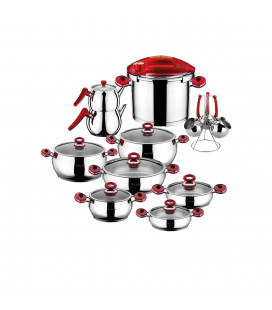 Buse set posuđa od nehrđajućeg čelika - 22 kom