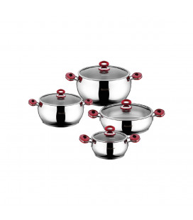 Buse set posuđa od nehrđajućeg čelika - 8 kom