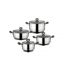 Esila set posuđa od nehrđajućeg čelika - 8 kom