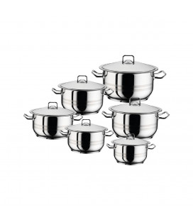 Gastro set posuđa od nehrđajućeg čelika - 12 kom