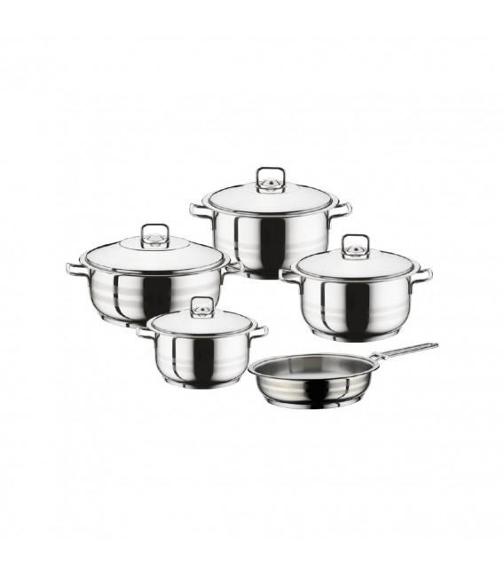 Gastro set posuđa od nehrđajućeg čelika - 9 kom