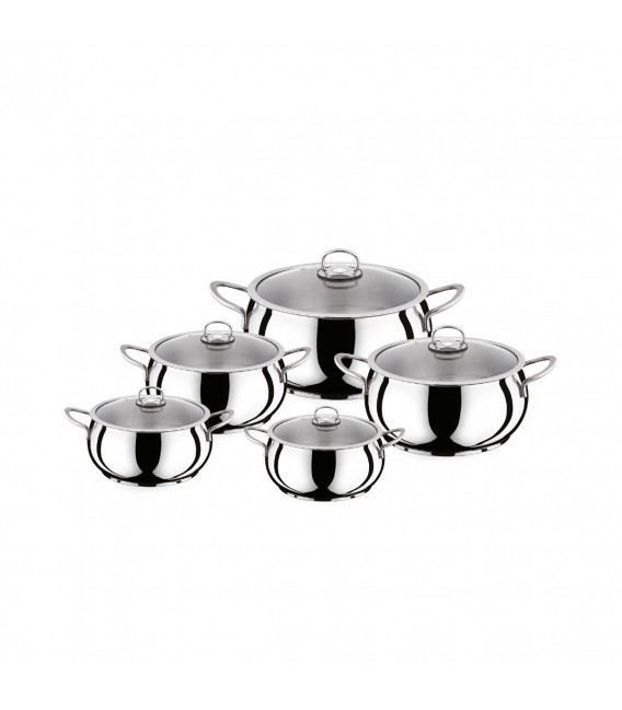 Güzide set posuđa od nehrđajućeg čelika - 10 kom