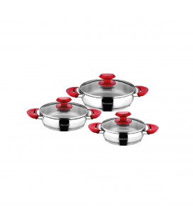 Sürme Omlet set posuđa od nehrđajućeg čelika - 6 kom