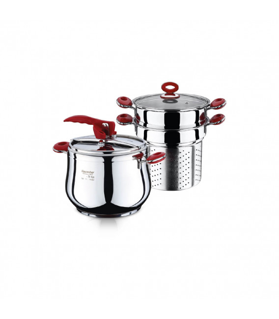 Anemon Praktika Set ekspres lonaca od nehrđajućeg čelika -7,0 lt